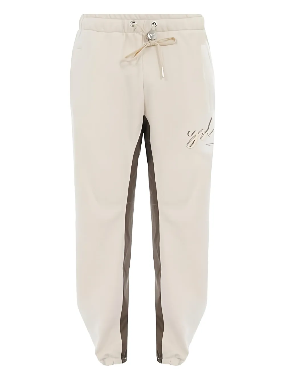 YES LONDON drawstring-waist track pants | Neutrals | Image 1