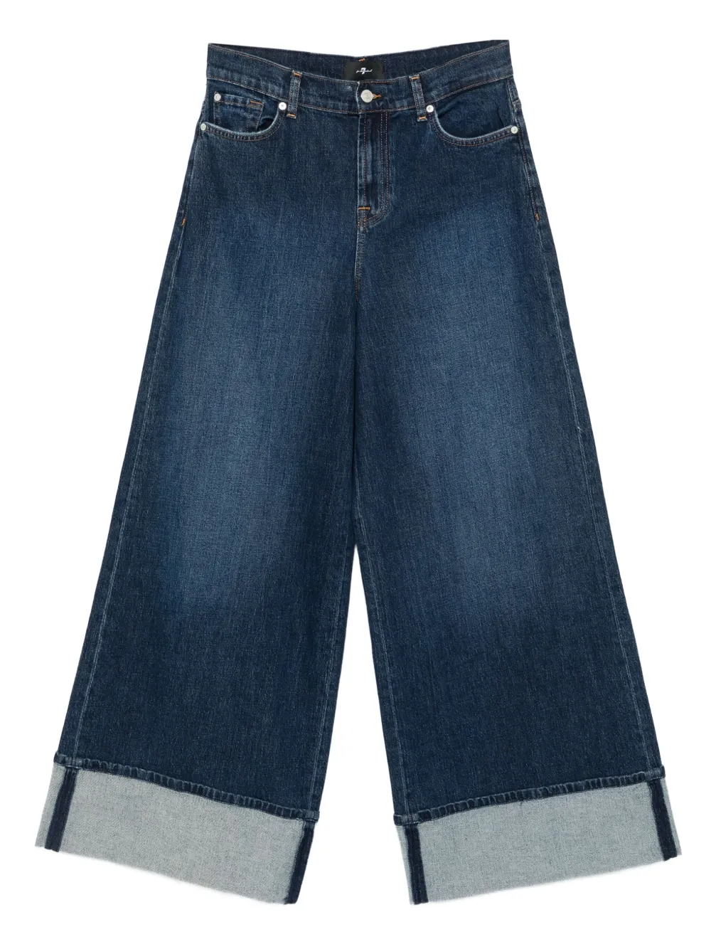 7 For All Mankind Marie cuffed jeans - ブルー 7 For All Mankind Marie cuffed jeans - ブルー
