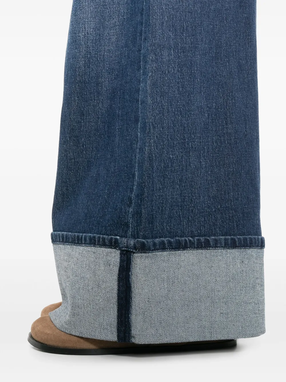 7 For All Mankind Marie jeans met cuffs Blauw