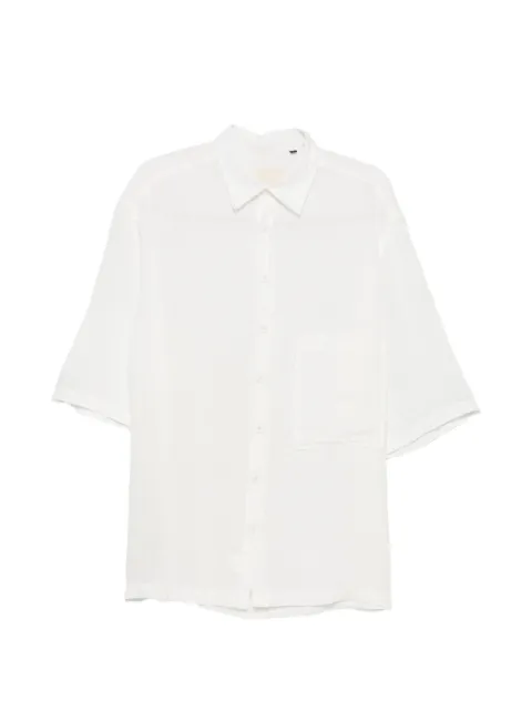 Costumein chest-pocket short-sleeve shirt