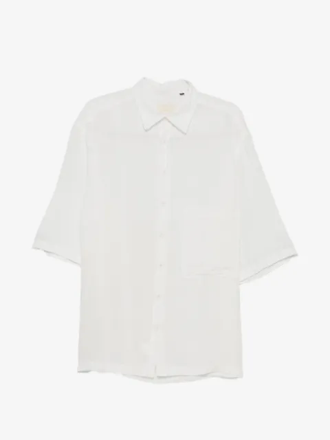 Costumein chest-pocket short-sleeve shirt