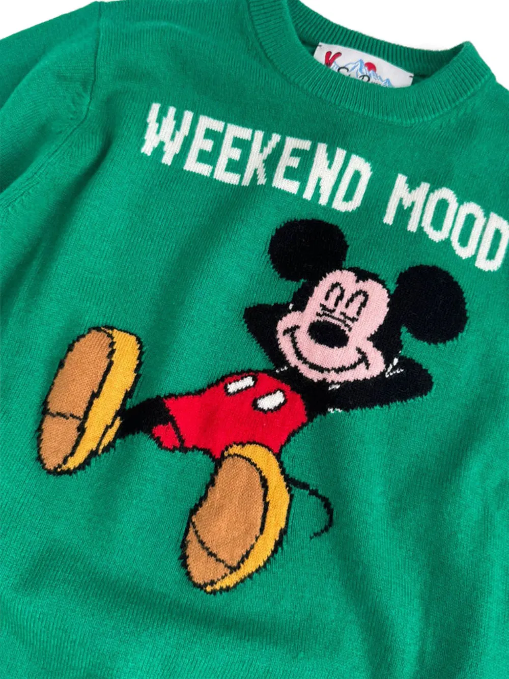 MC2 Saint Barth Kids Trui met grafische print Groen