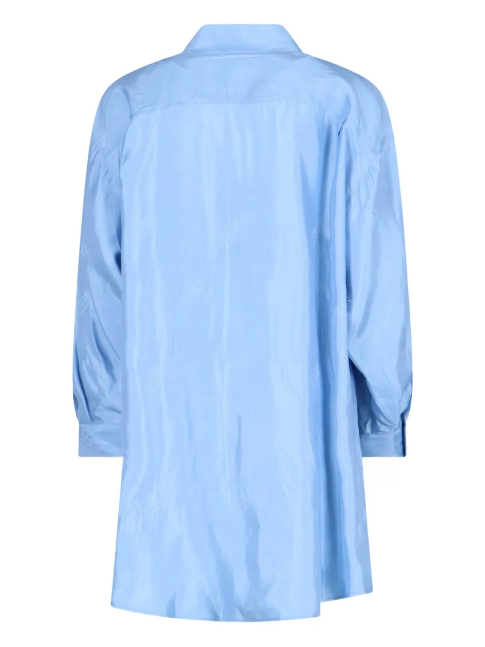 MM6 Maison Margiela Blousejurk met logopatroon - Blauw