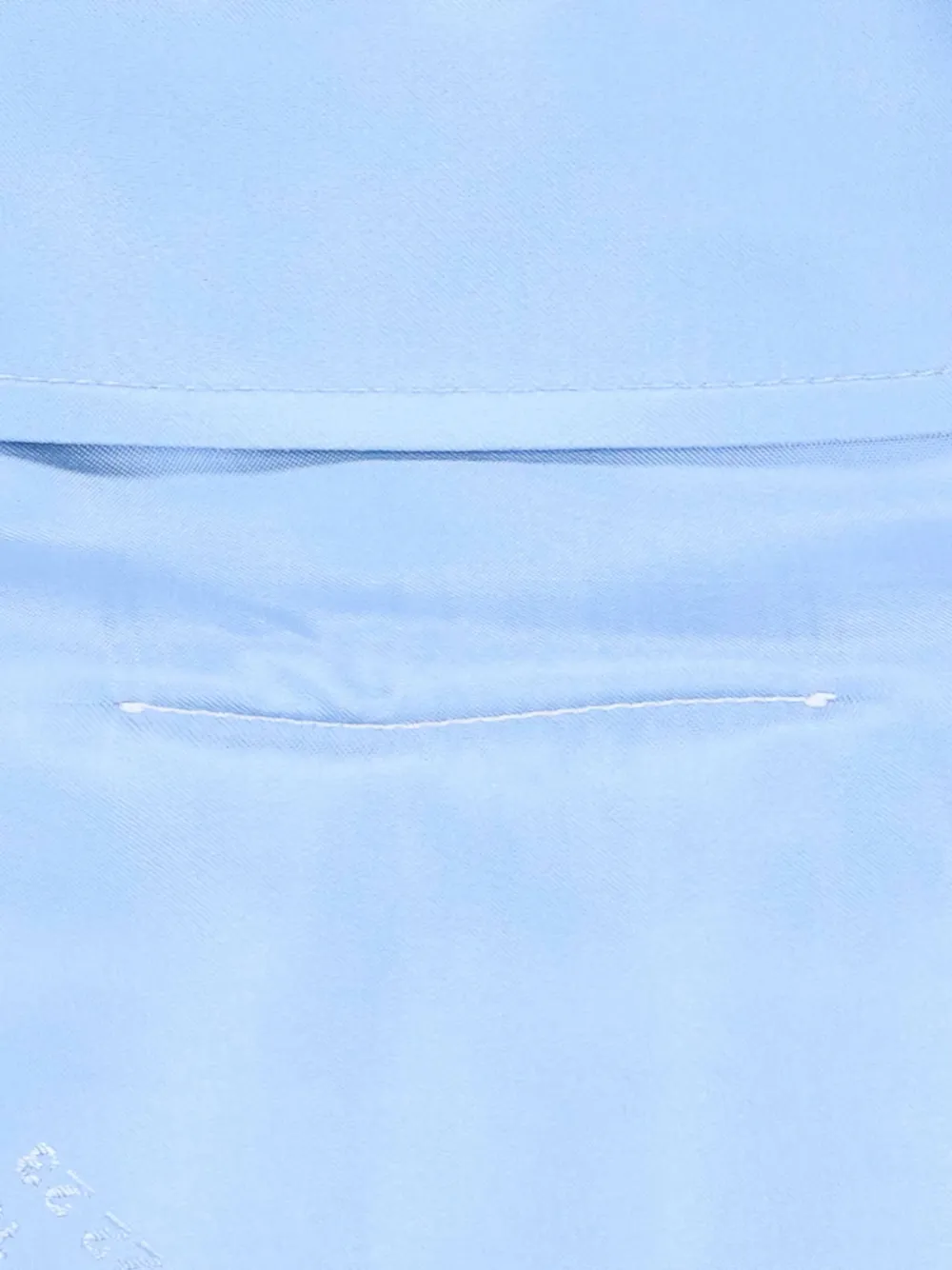 MM6 Maison Margiela Blousejurk met logopatroon Blauw