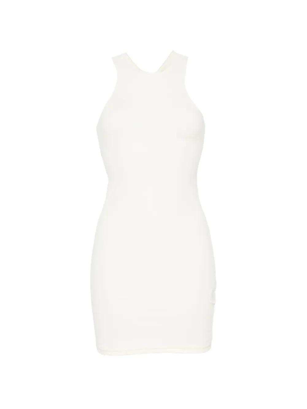 Patrizia Pepe ruched-detail mini dress - Toni neutri