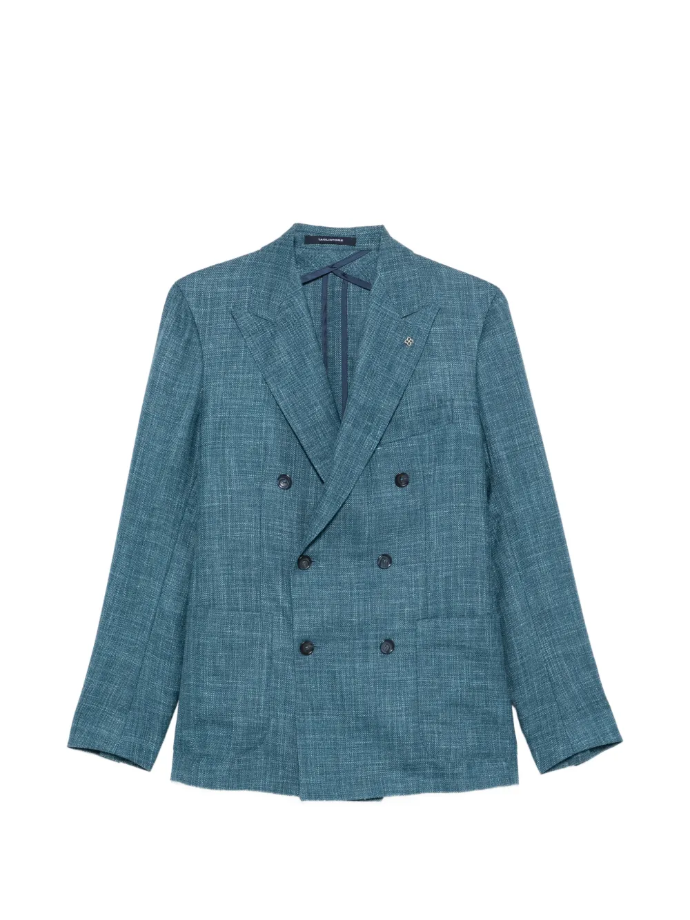 Tagliatore double-breasted peak-lapel blazer - Blue