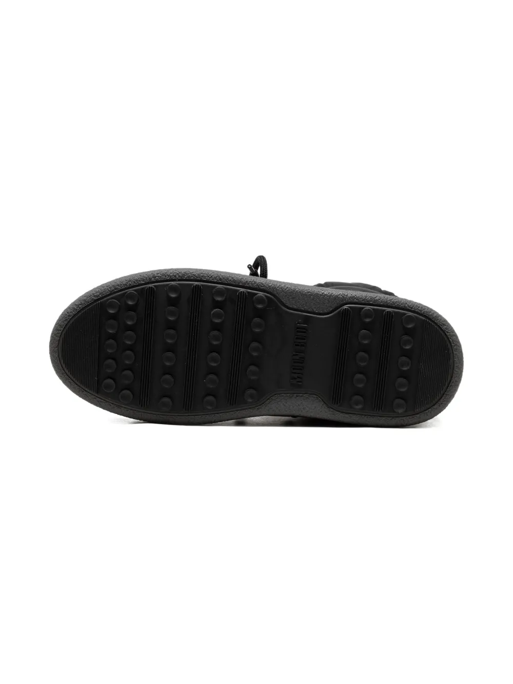 Moon Boot Padded Lace-up Boots In Black