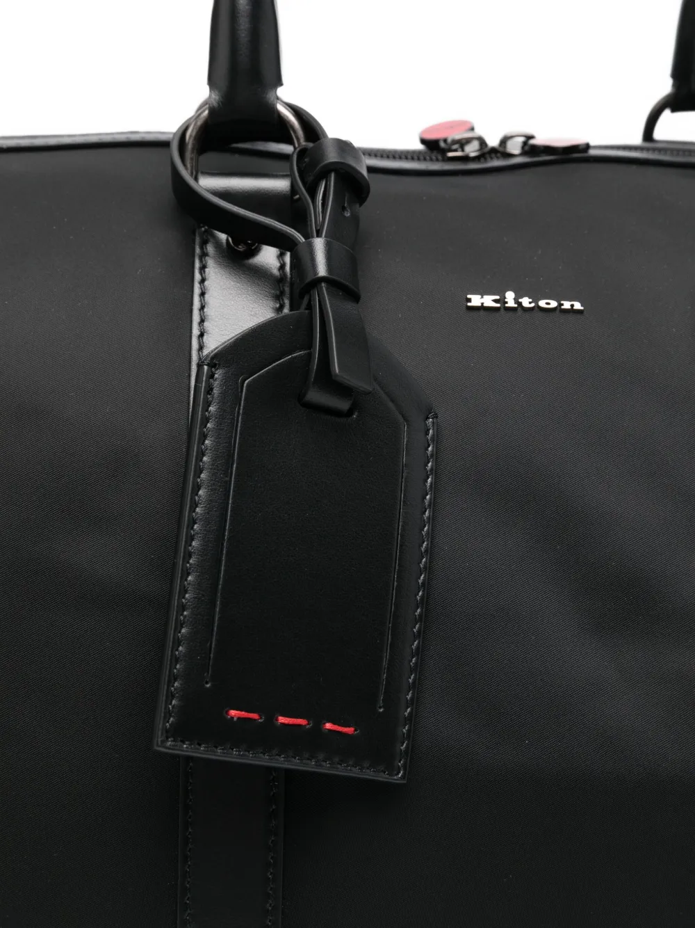 Kiton Reistas met logoplakkaat Zwart