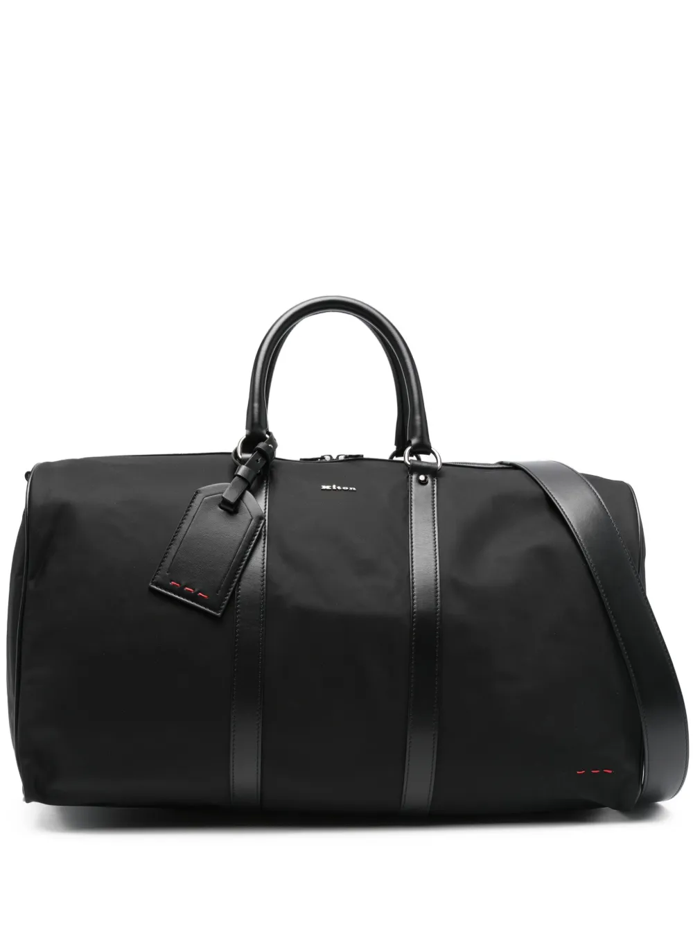 Kiton logo-plaque travel bag | Black | Image 1