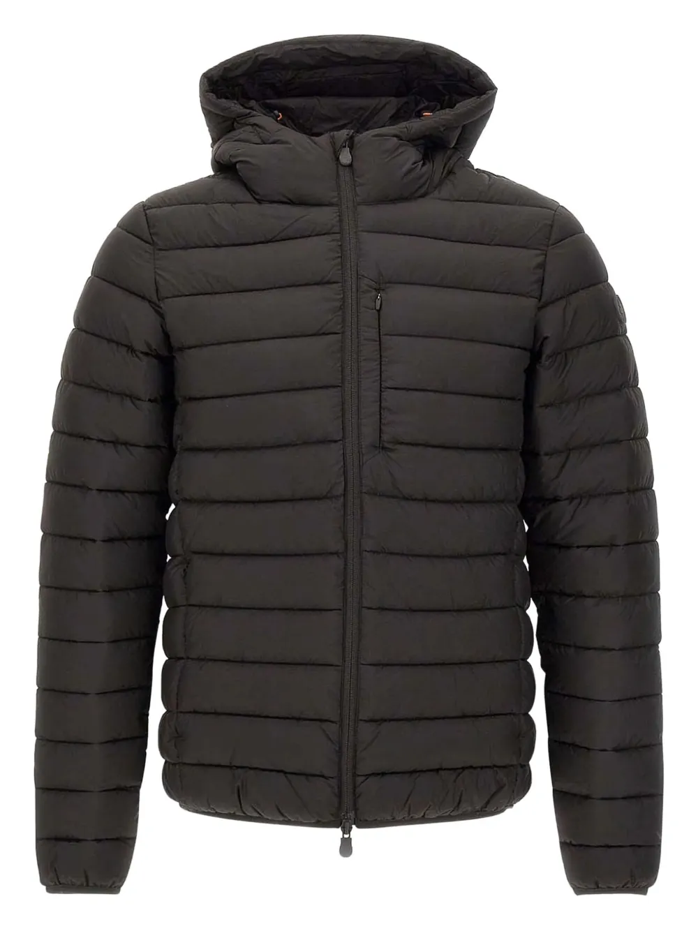 Save The Duck hooded quilted jacket Zwart