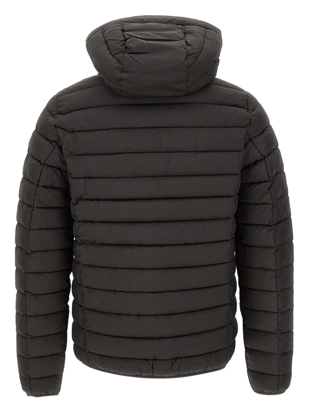 Save The Duck hooded quilted jacket Zwart