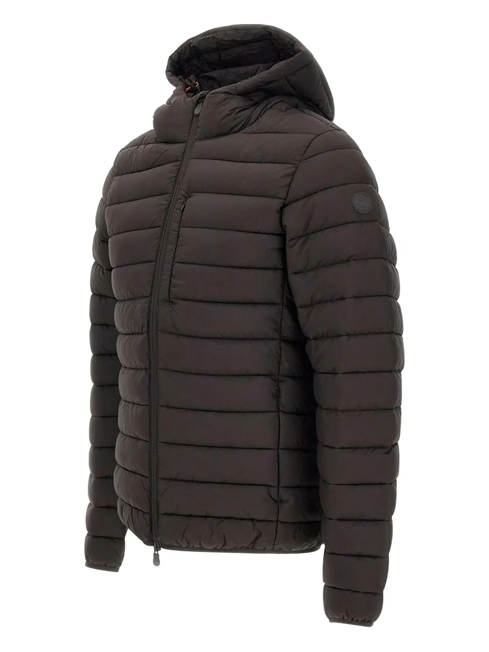 Save The Duck hooded quilted jacket Zwart