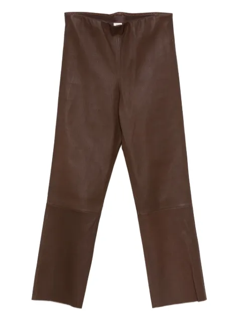 By Malene Birger Florentina leather trousers