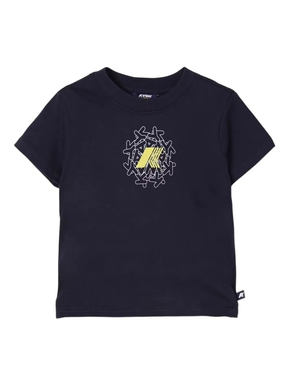 K-Way T-shirt met logo Blauw