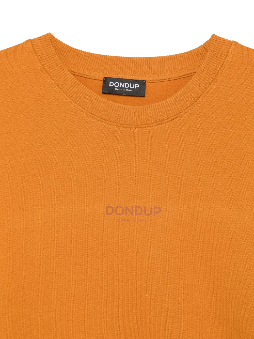 DONDUP Sweater met logoprint Oranje