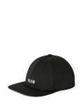 MSGM logo-embroidered baseball cap - Black