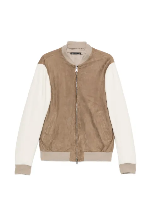 Low Brand panelled bomber jacket