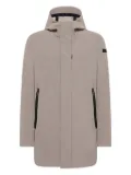 RRD hooded zip-fastening padded coat - Neutrals