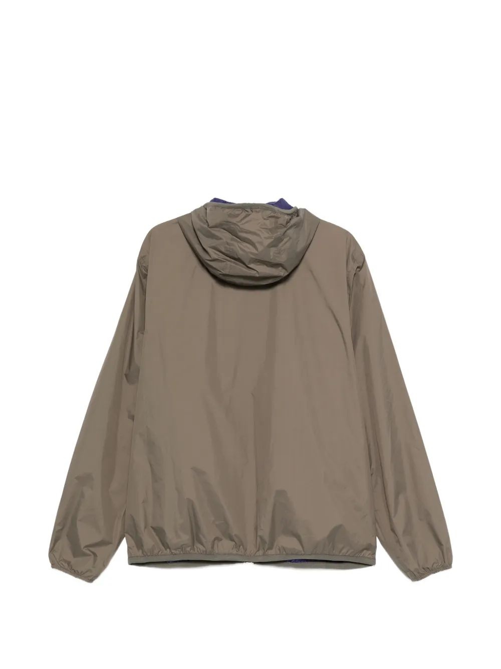 K-Way Jack met capuchon en logopatch Bruin