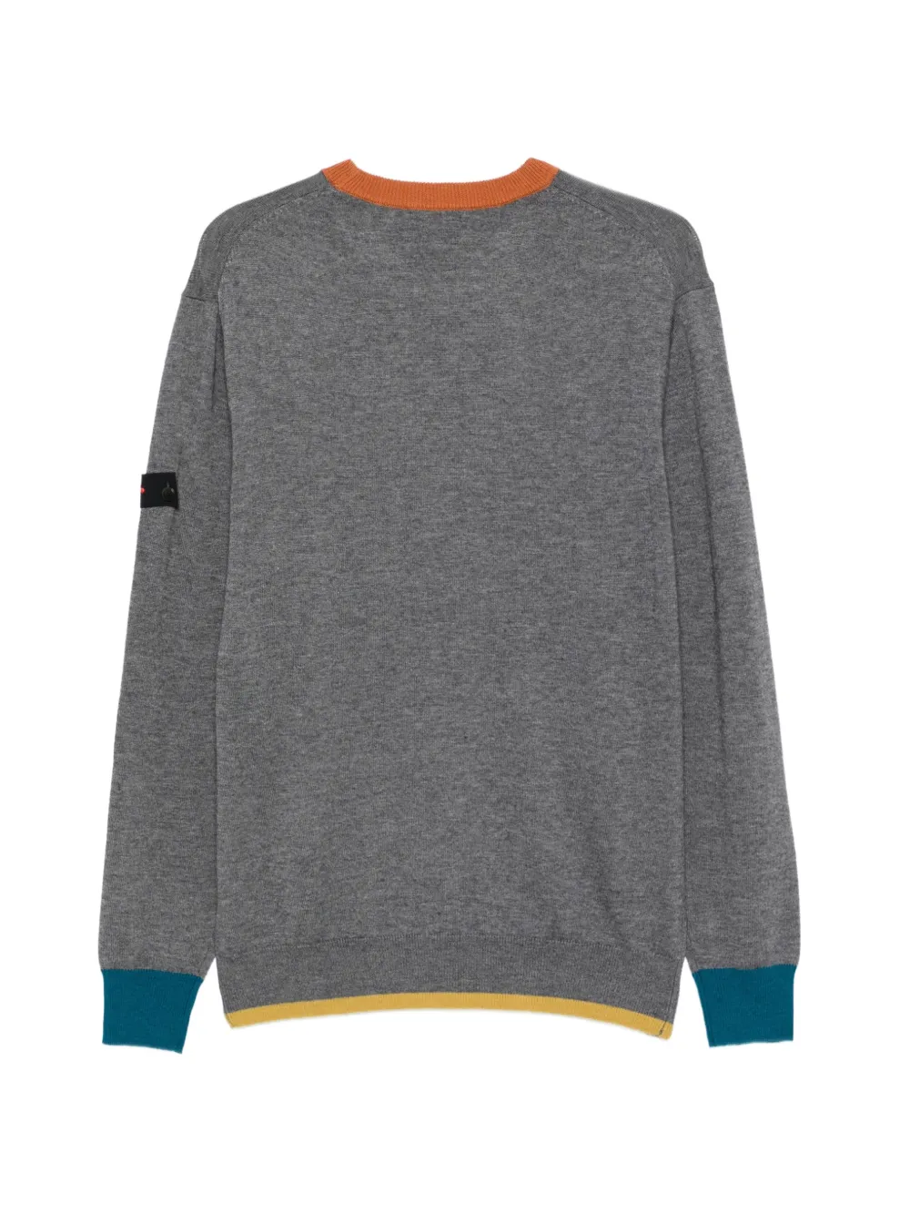 Peuterey Sweater met logopatch Grijs
