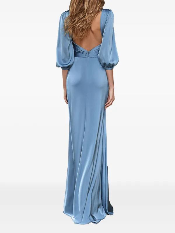 green emerald velvet dress Nicole Miller