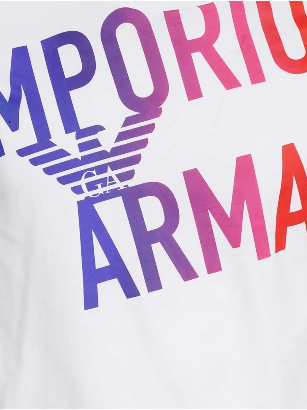 Emporio Armani logo-print T-shirt Wit