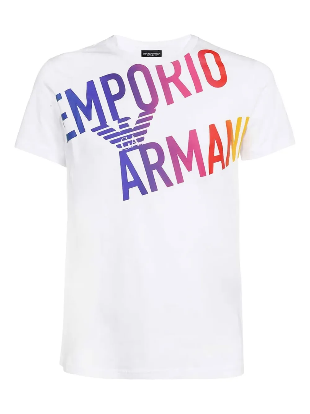 Emporio Armani logo-print T-shirt Wit