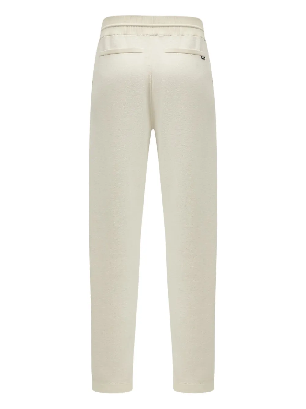 BOSS Trainingsbroek met trekkoord en rits - Beige