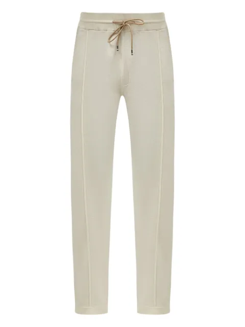 BOSS drawstring side-zip track pants