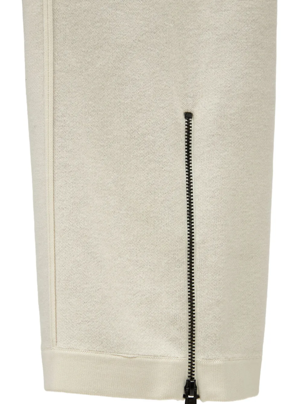 BOSS Trainingsbroek met trekkoord en rits Beige