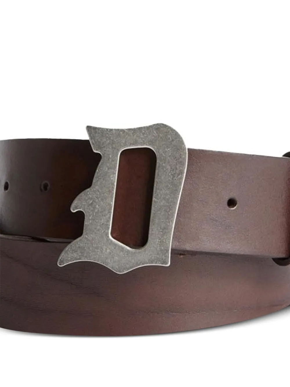 DONDUP Leren riem met gesp Bruin