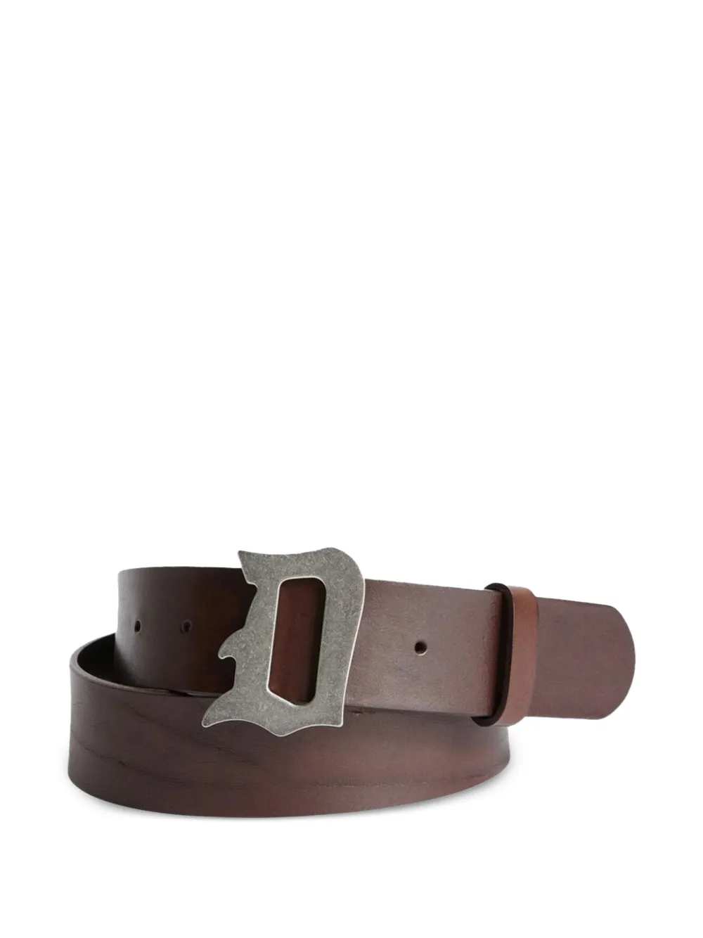 DONDUP Leren riem met gesp Bruin