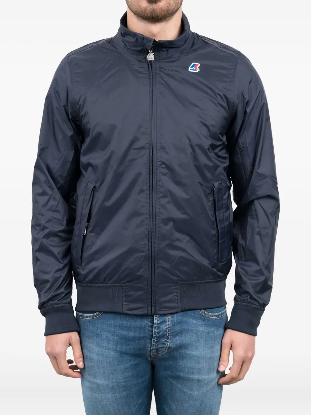K-Way zip-up bomber jacket Blauw