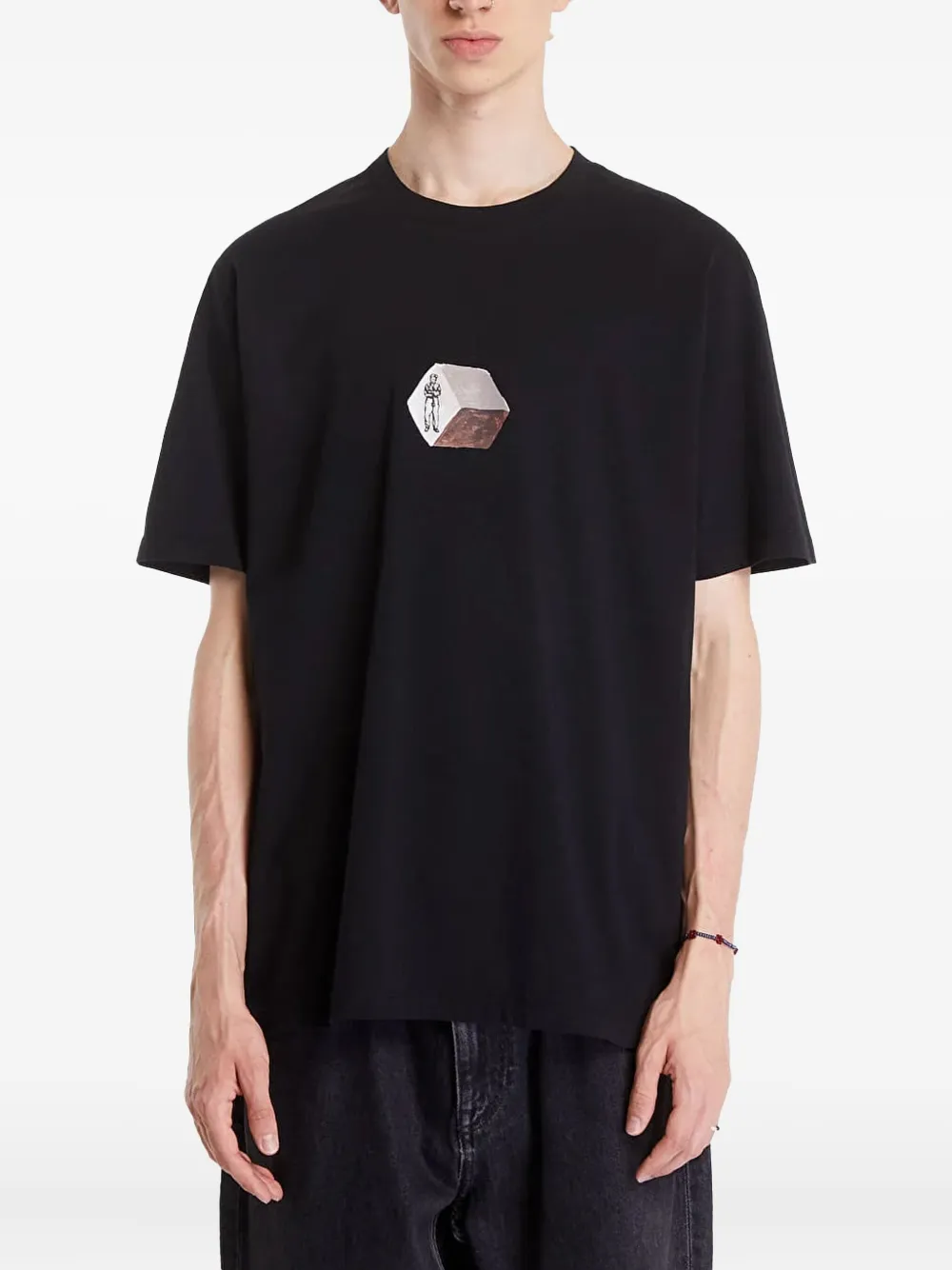 C.P. Company T-shirt met logoprint Zwart
