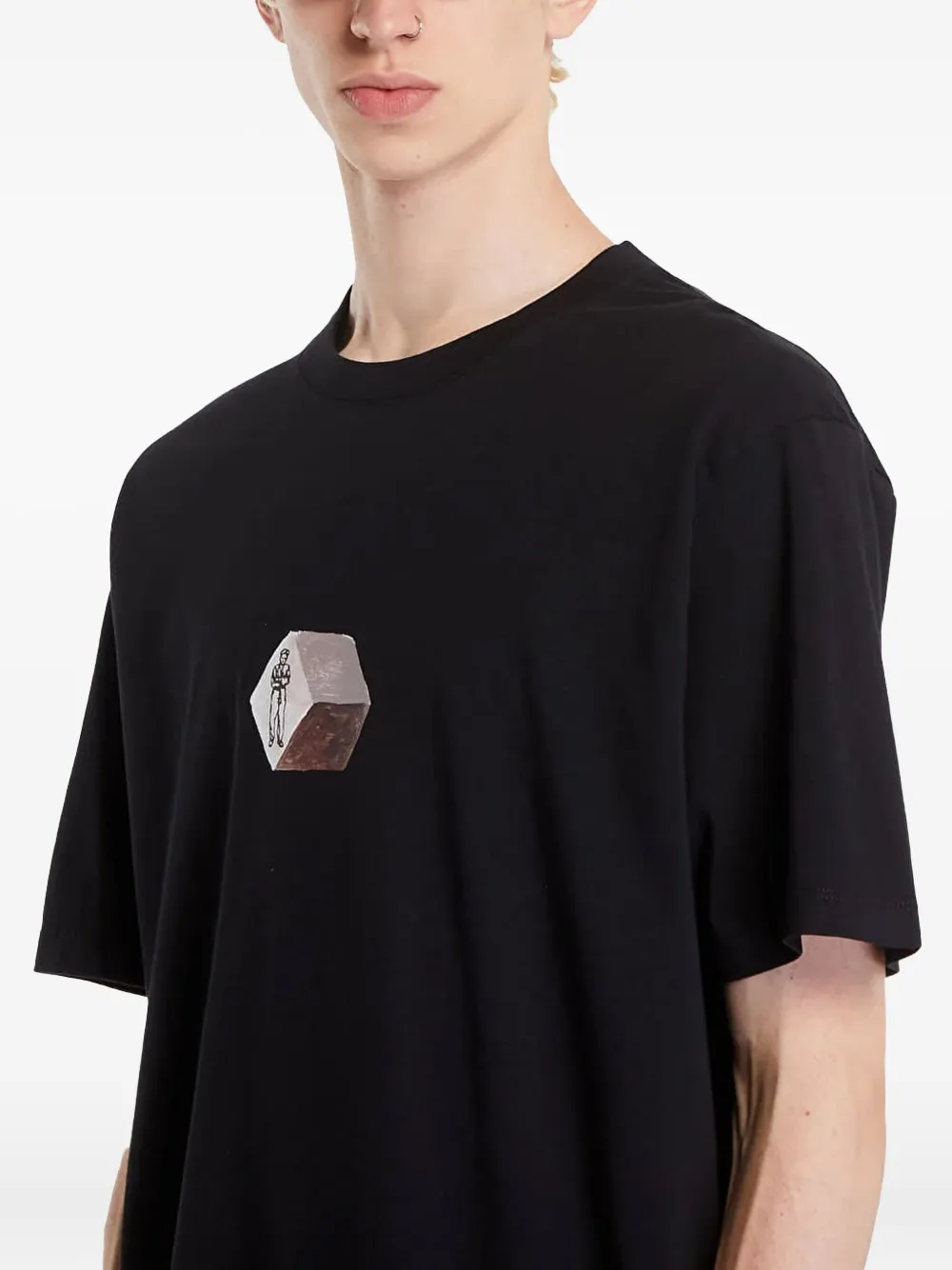 C.P. Company T-shirt met logoprint Zwart