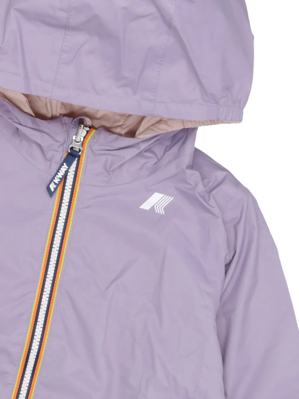 K-Way Jack met capuchon Paars