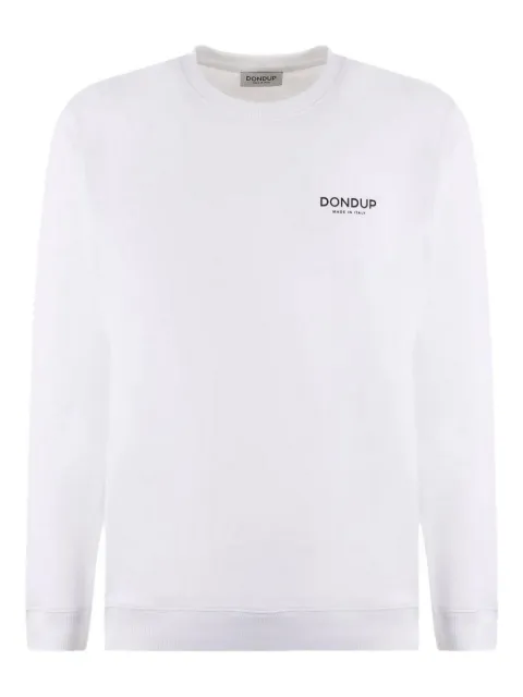 DONDUP logo-embroidered crew-neck sweatshirt