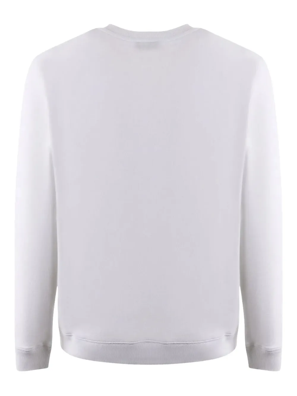 DONDUP logo-embroidered crew-neck sweatshirt - Wit