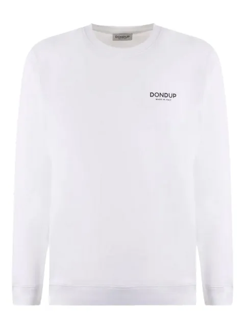DONDUP logo-embroidered crew-neck sweatshirt