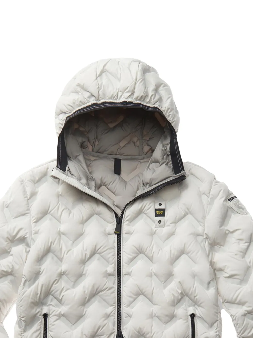 Blauer chevron-quilted hooded jacket | Hooded Jackets | Image 2