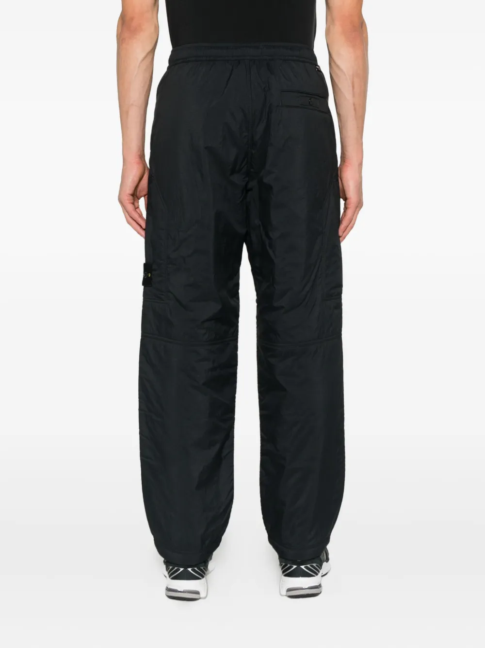 Stone Island Broek met ritszak Zwart
