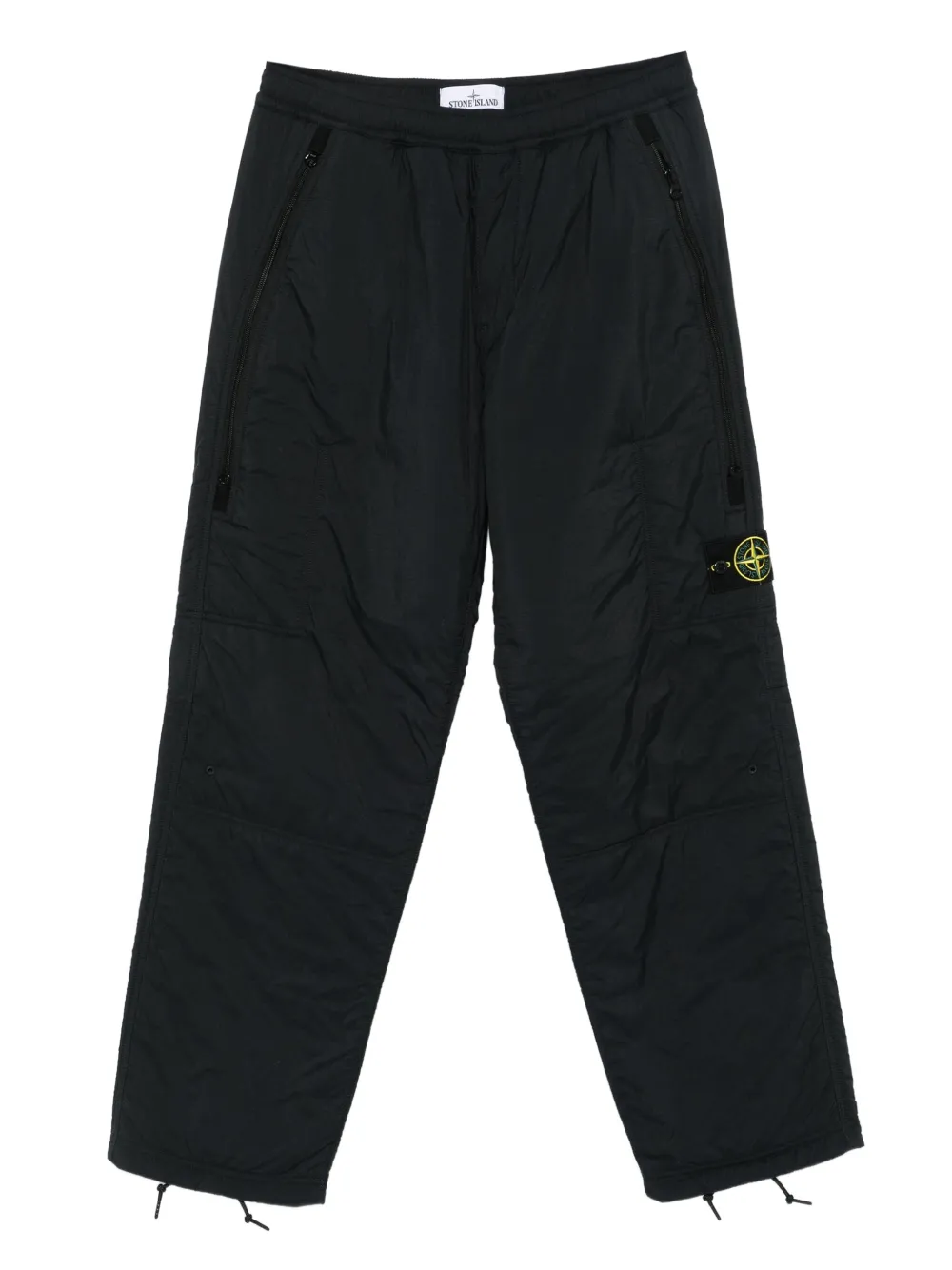 Stone Island Broek met ritszak Zwart