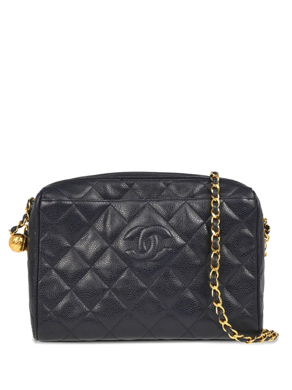 CHANEL Pre-Owned 1995 チェーンカメラバッグ - ブラック CHANEL Pre-Owned 1995 チェーンカメラバッグ - ブラック