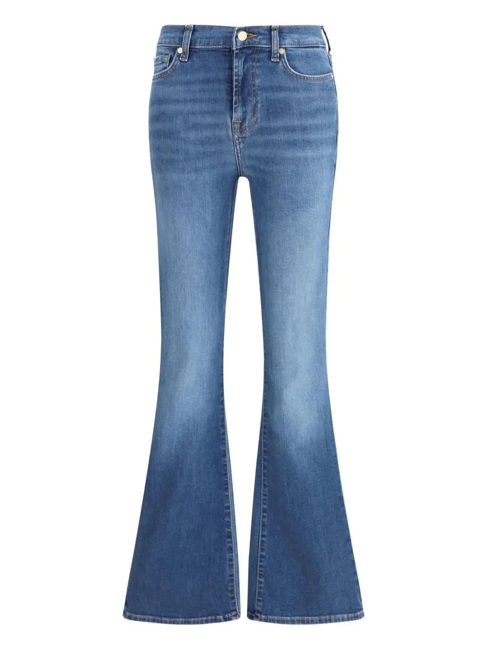 7 For All Mankind Ali Flare Jeans In Blue