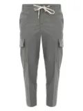YES LONDON drawstring-waist cargo-pocket trousers - Grey
