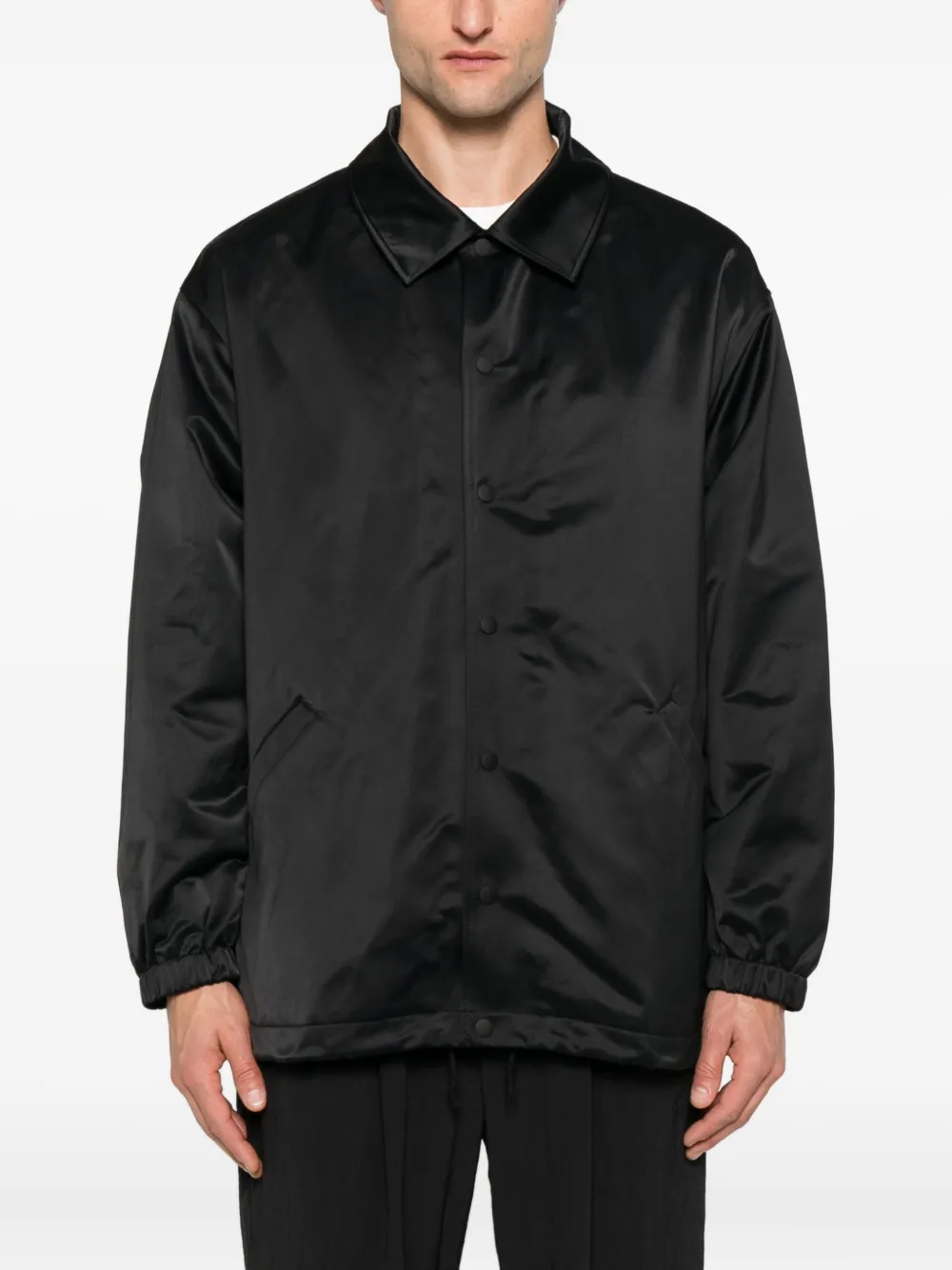 Y-3 Recycled-nylon Coach Jacket In Black