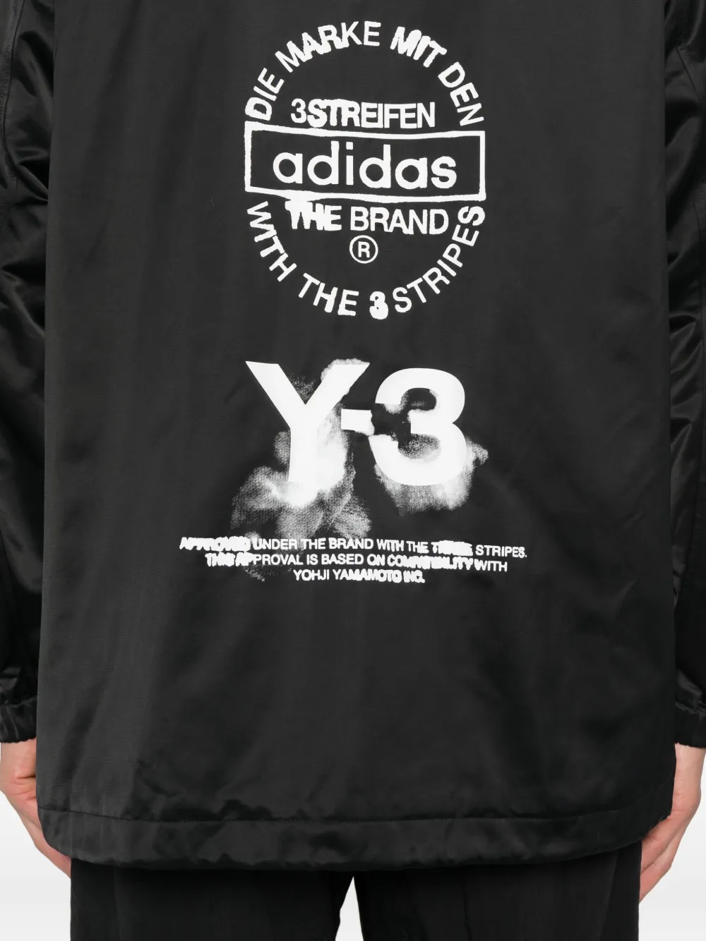 Y-3 Recycled-nylon Coach Jacket In Black