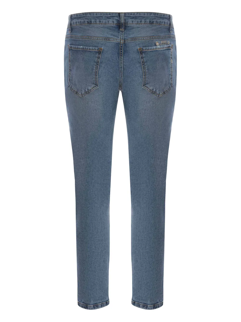 YES LONDON Jeans met gescheurd detail Blauw