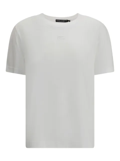Dolce & Gabbana logo-embroidered T-shirt