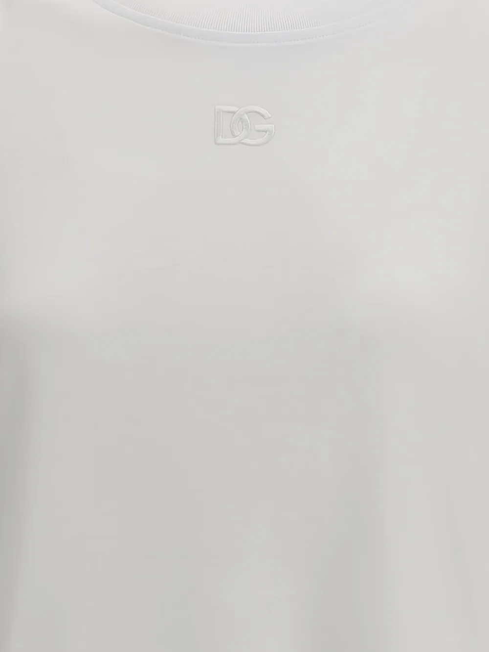 Dolce & Gabbana T-shirt met geborduurd logo Wit